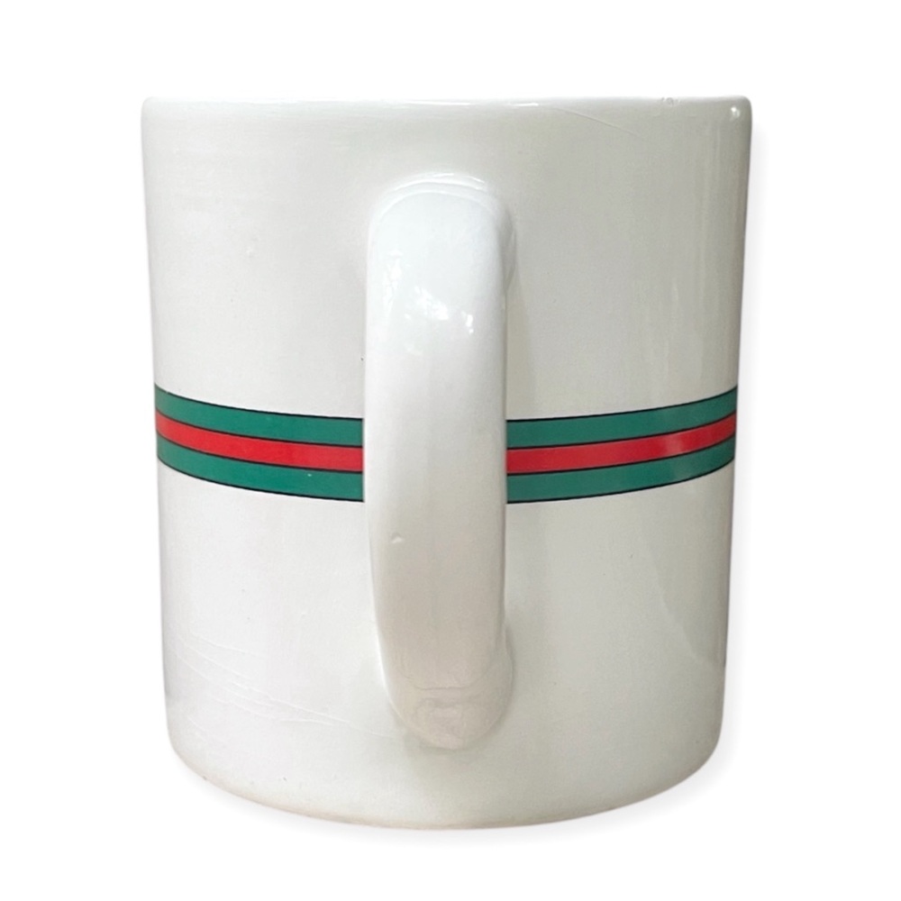 RARE Vintage 1980s Gucci Horse Bit Porcelain Coffee Cup Mug Made in Italy - Picture 4 of 11